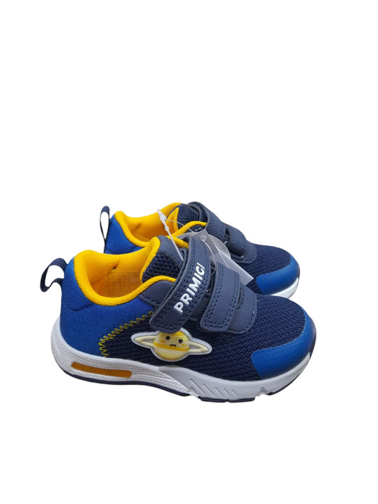 Sneakers PRIMIGI SPORT LIGHTS scarpa ginnica bambino primi passi tessuto e pelle blu