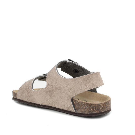 Sandalo PRIMIGI modello BIRK scarpa bambino in nabuk nevada beige