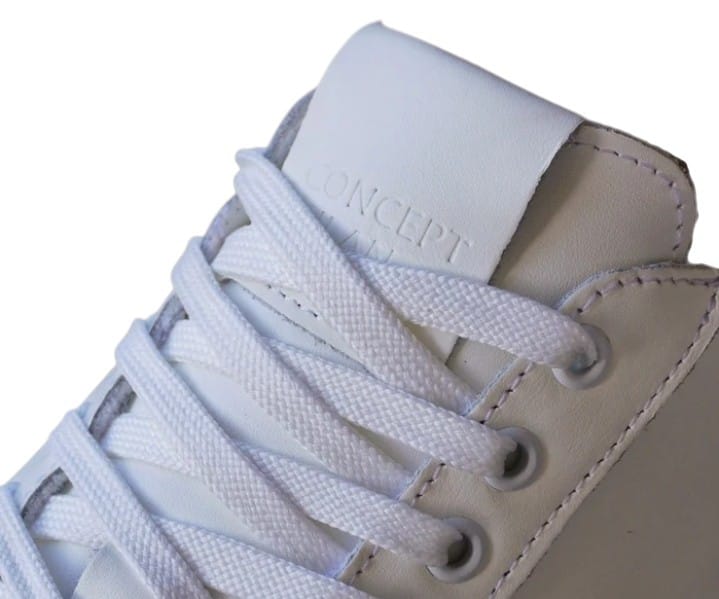 Sneakers Concept Milano scarpa sportiva uomo in pelle bianco