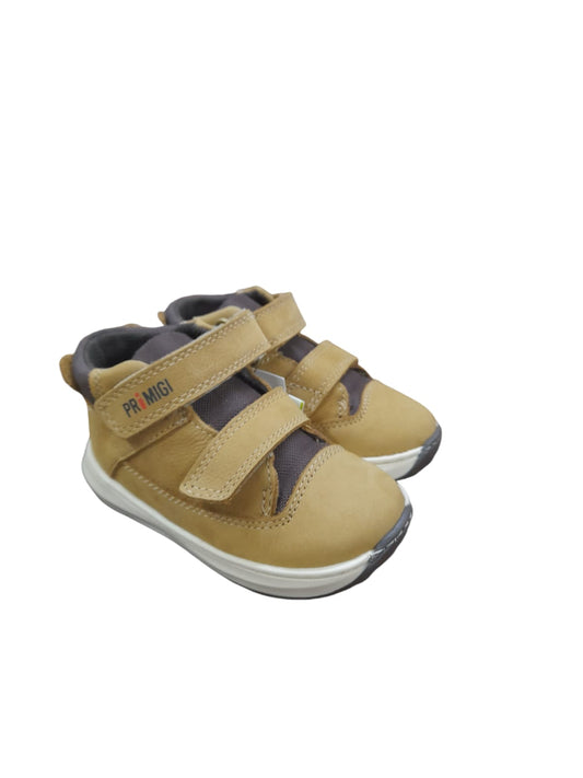 Sneakers PRIMIGI scarpa da bambino Primi Passi in nabuk canyon camel
