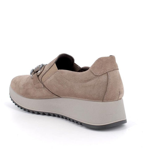 Mocassino ENVAL SOFT scarpa donna casual MADE IN ITALY in camoscio super fango