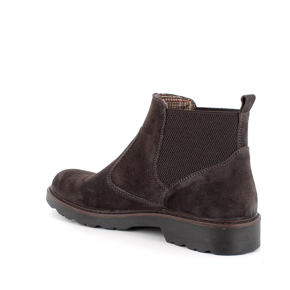 Stivaletto IGI&CO scarpa uomo Beatles MADE IN ITALY camoscio trend caffè Slip-on