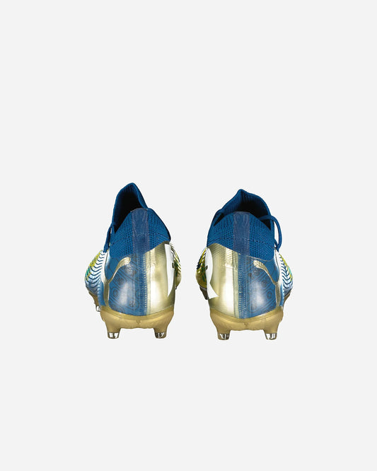 Scarpe da calcio FUTURE 7 NEYAMAR Jr MATH BNA FG/AG uomo in pelle blu e giallo