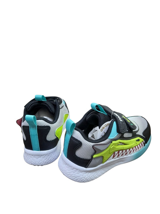 Sneakers PRIMIGI SPORT LIGHTS scarpa ginnastica da bambino in tessuto grigio e e nero