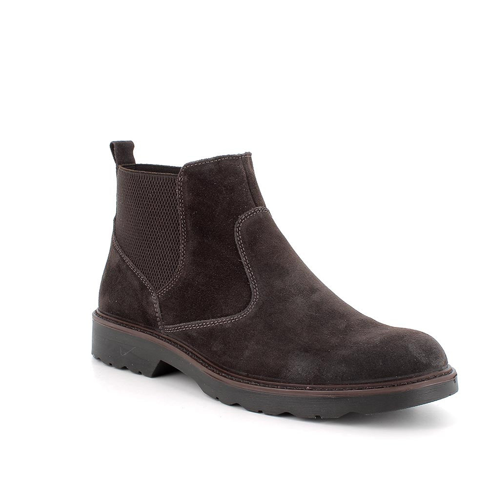 Stivaletto IGI&CO scarpa uomo Beatles MADE IN ITALY camoscio trend caffè Slip-on