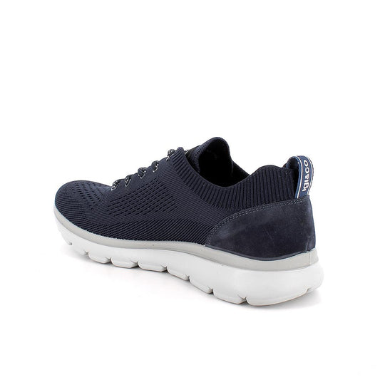 Sneakers IGI&CO scarpa uomo MADE IN ITALY in tessuto Tekfit elasticizzato blu notte