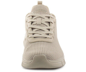 SKECHERS BOBS VISIONARY ESSENCE Vegan scarpa running donna tessuto tecnico beige