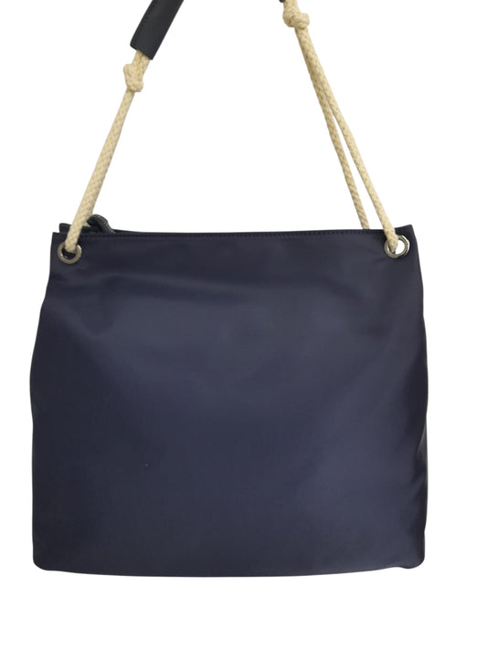 Borsa a spalla IGI&CO in materiale nylon blu notte