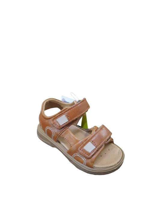 Sandalo PRIMIGI scarpa da bambino PRIMI PASSI in Pelle/vitello anticato cognac