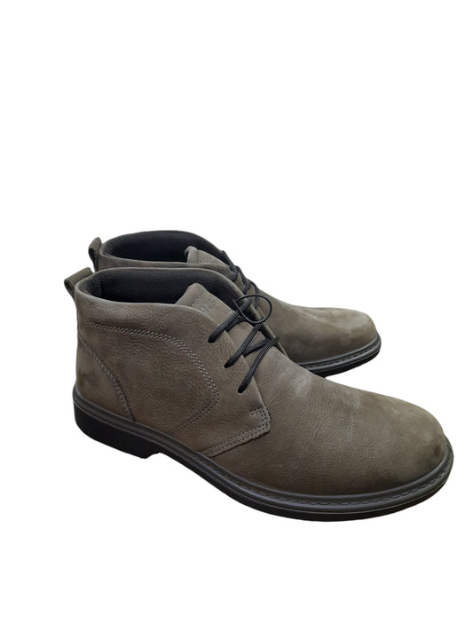 Polacchine ENVAL SOFT scarpa casual da uomo MADE IN ITALY in nabuk gum fango chiaro