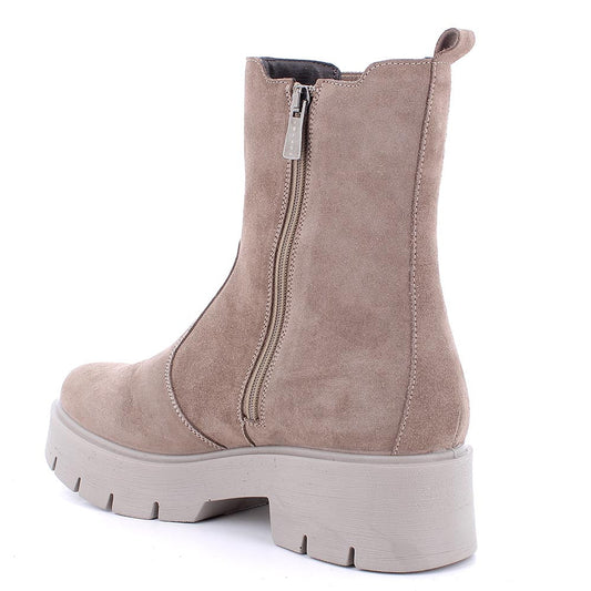 Tronchetto IGI&CO stivaletto donna MADE IN ITALY in scamosciato super fango