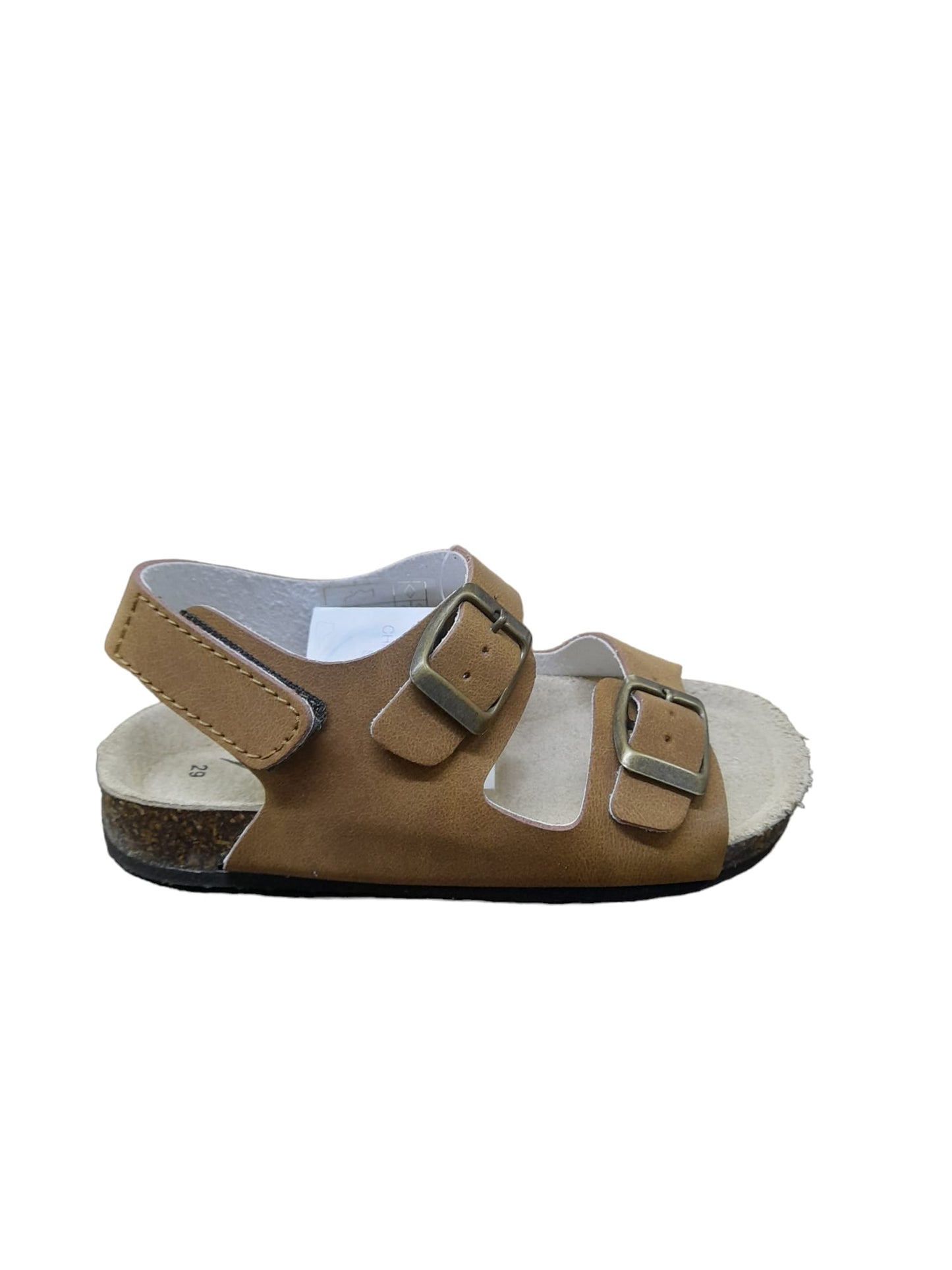 Sandalo PRIMIGI modello BIRK scarpa bambino in nabuk atene marrone