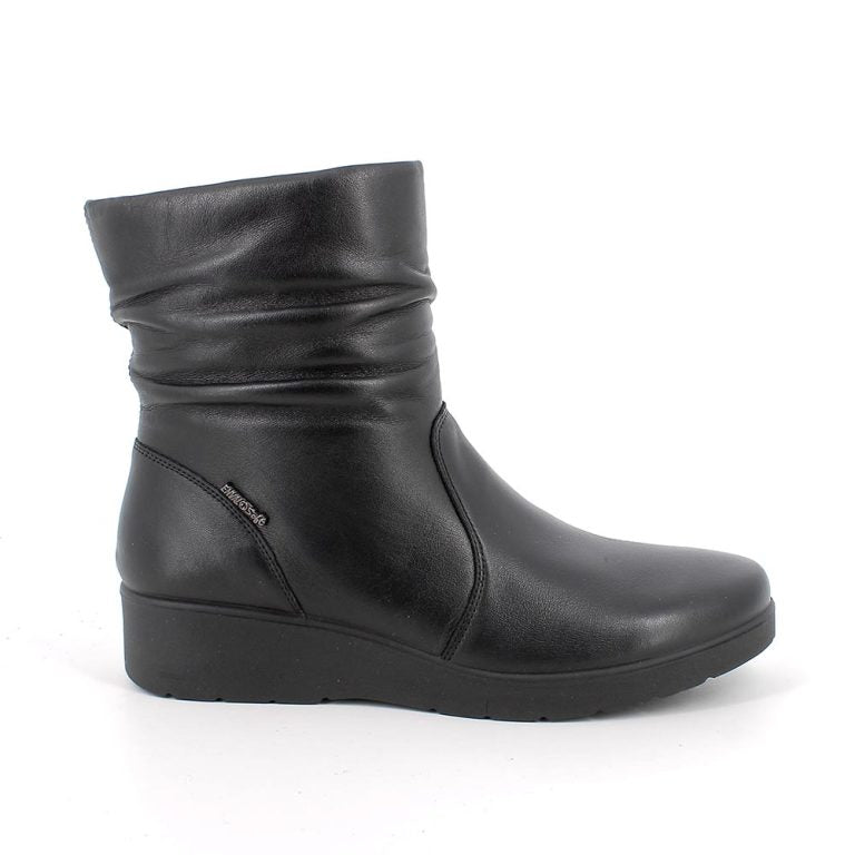 Tronchetto ENVAL SOFT stivaletto donna MADE IN ITALY in pelle/nappa soft nero