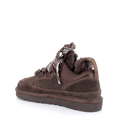 Sneakers IGI&CO scarpa sportiva low MADE IN ITALY in scamosciato testa di moro
