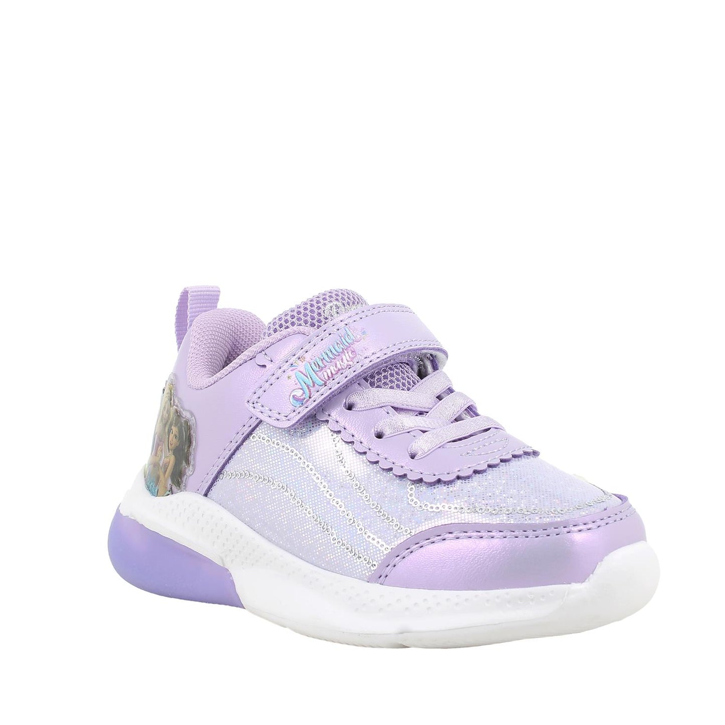 Sneakers PRIMIGI MERMAID MAGIC scarpa ginnastica bambina in pelle glicine con luci