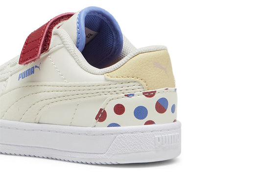 Sneaker PUMA CAVEN 2.0 SmmrCmp AC+ INF scarpa PRIMI PASSI in pelle bianco/beige