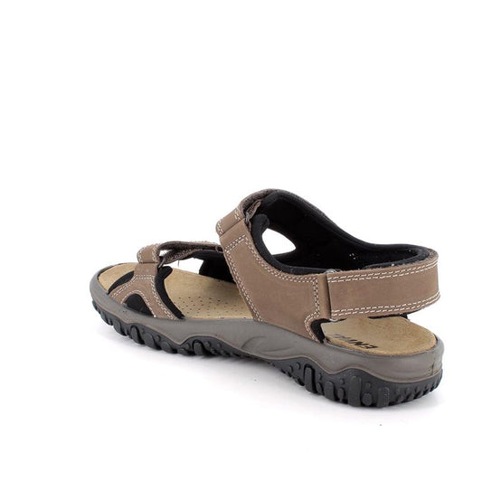 Sandalo ENVAL SOFT uomo MADE IN ITALY in nabuk liscio safari