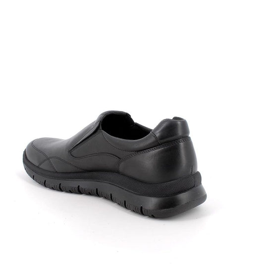 Mocassino linea confort ENVAL SOFT morbidone uomo MADE IN ITALY pelle/nappa soft nero