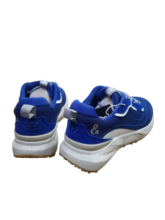 Sneakers IGI&CO & EXTRA scarpa sportiva da uomo tessuto maglia blu chiaro