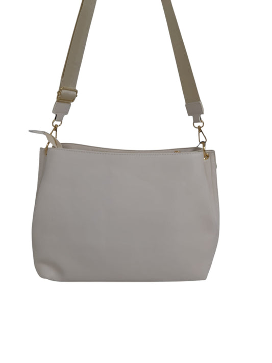 Borsa a spalla con tracolla IGI&CO in materiale pelle beige naturale shopping bag