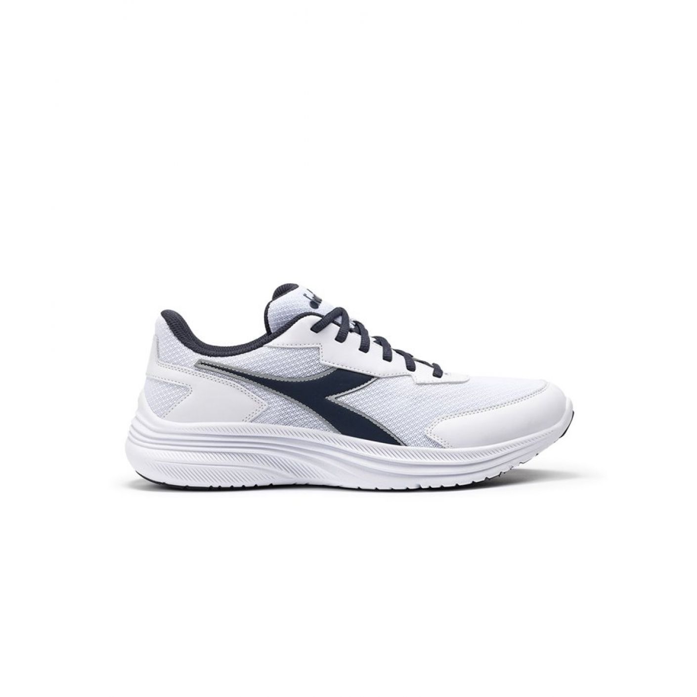 Sneakers DIADORA EAGLE 8 SL scarpa ginnastica running da uomo in pelle banca