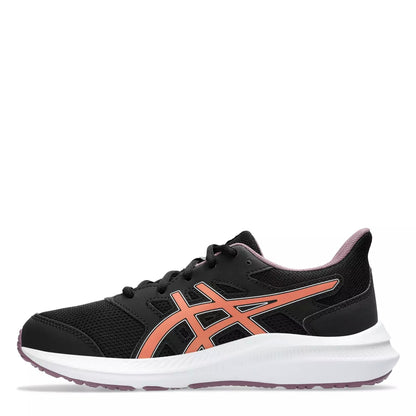 Scarpa ASISC JOLT 4 running da donna in tessuto e crosta nero e desert red