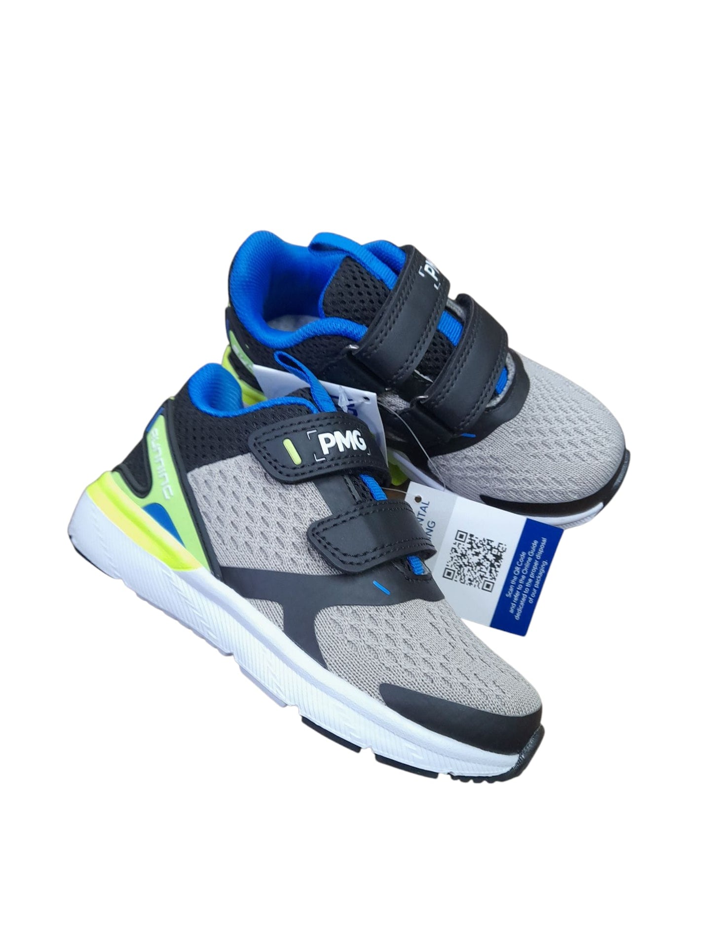 Sneaker PRIMIGI SPORT scarpa ginnastica da bambino in tessuto grigio e nero