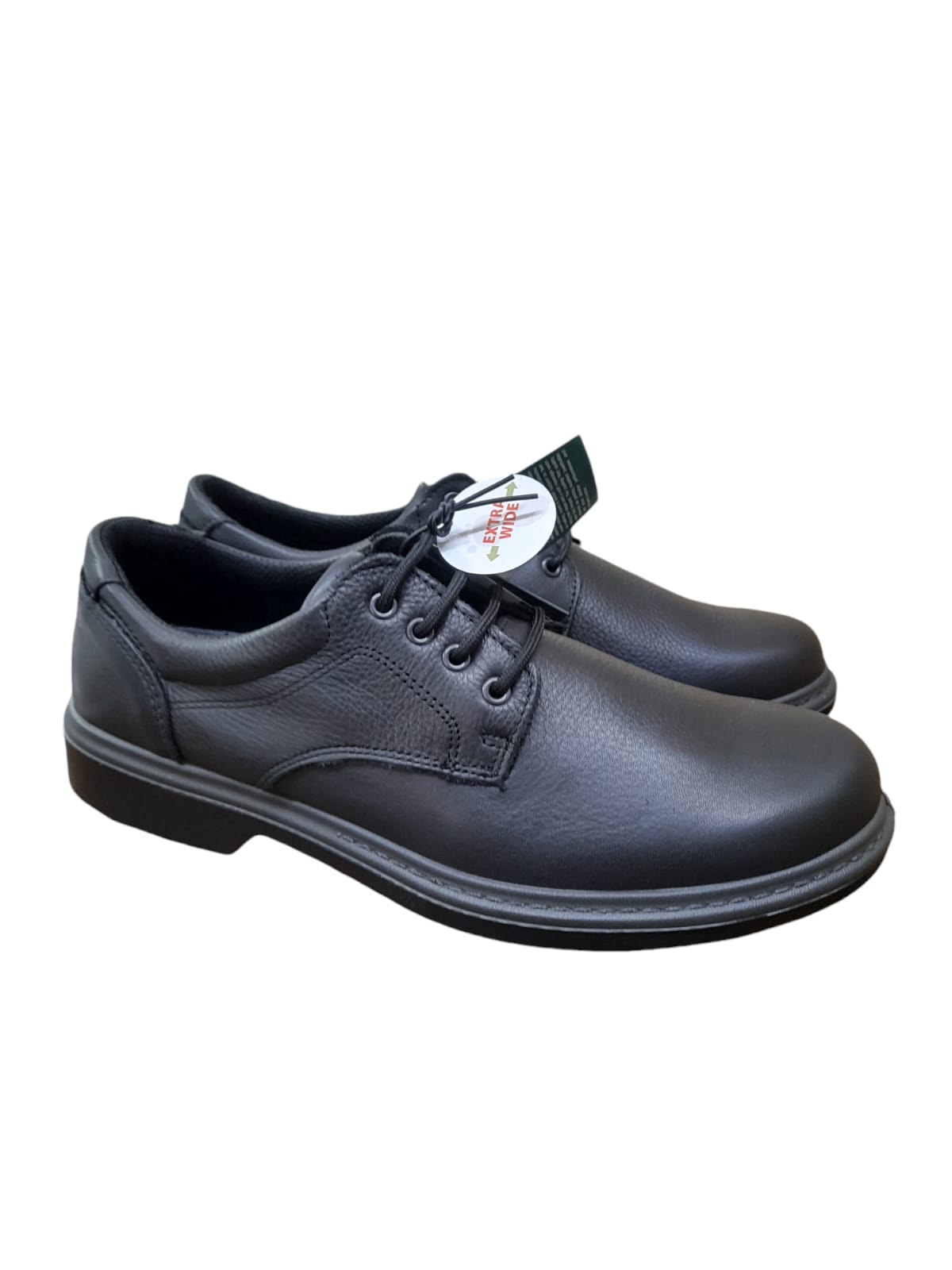 Scarpa ENVAL SOFT linea confort da uomo MADE IN ITALY in pelle/nappa bottolato nero