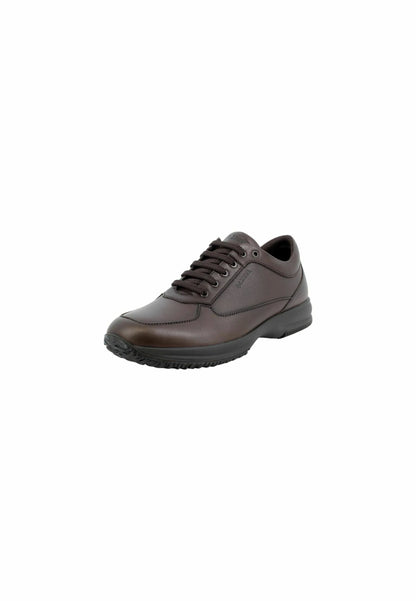 Scarpa uomo ENVAL SOFT sneakers MADE IN ITALY in pelle/nappa soft testa di moro