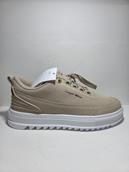 Sneakers Concept Milano scarpa sportiva uomo in camoscio beige