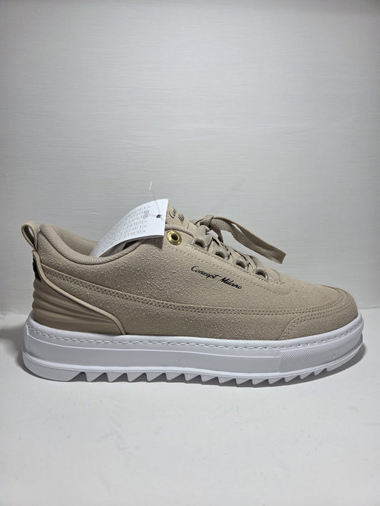 Sneakers Concept Milano scarpa sportiva uomo in camoscio beige
