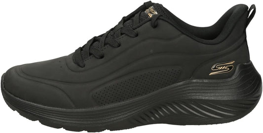 Sneakers SKECHERS JUST WADING scarpa running bobs sport da donna in nabuk nero