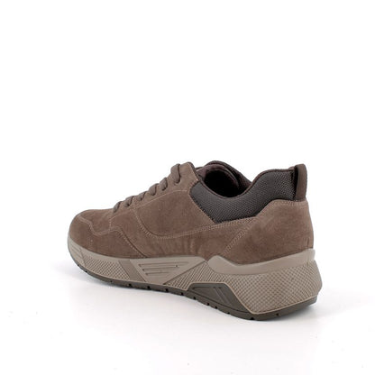 Scarpa uomo ENVAL SOFT sneakers MADE IN ITALY in camoscio/crosta tortora