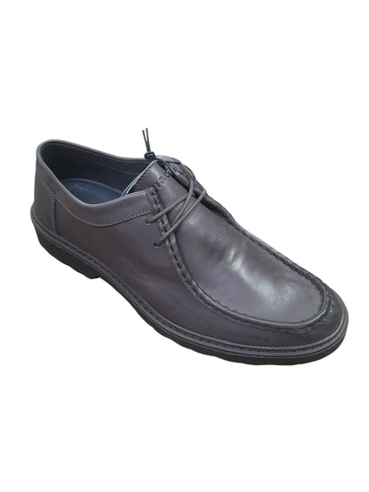 Scarpa IGI&CO stringata uomo MADE IN ITALY pelle/vitello morbido alfa testa di moro