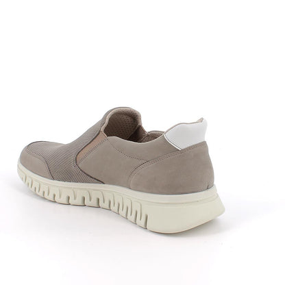 Mocassino IGI&CO scarpa da uomo MADE IN ITALY in nabuk gum morbido Talpa