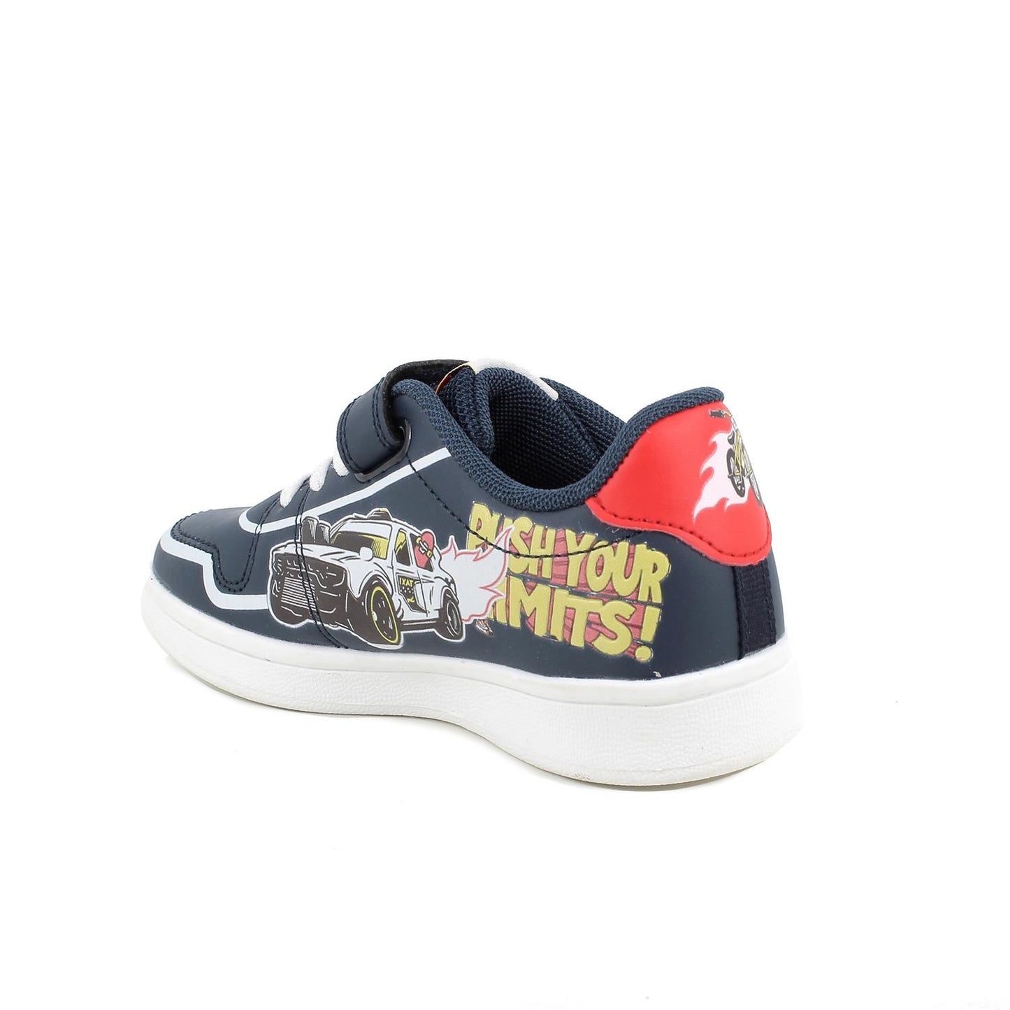 Sneakers PRIMIGI HOT WHEELS MATTEL scarpa ginnastica da bambino in pelle blu notte