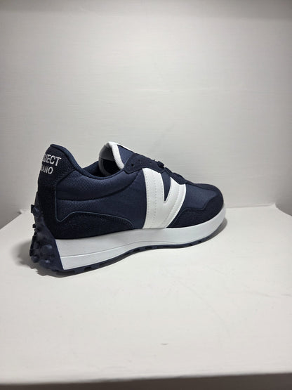 Sneakers Concept Project Milano scarpa sportiva uomo in camoscio blu
