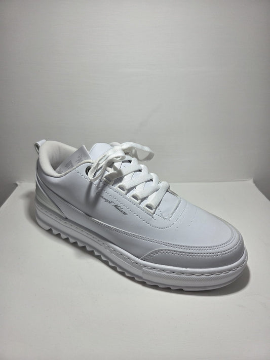 Sneakers Concept Milano scarpa sportiva uomo in pelle bianco