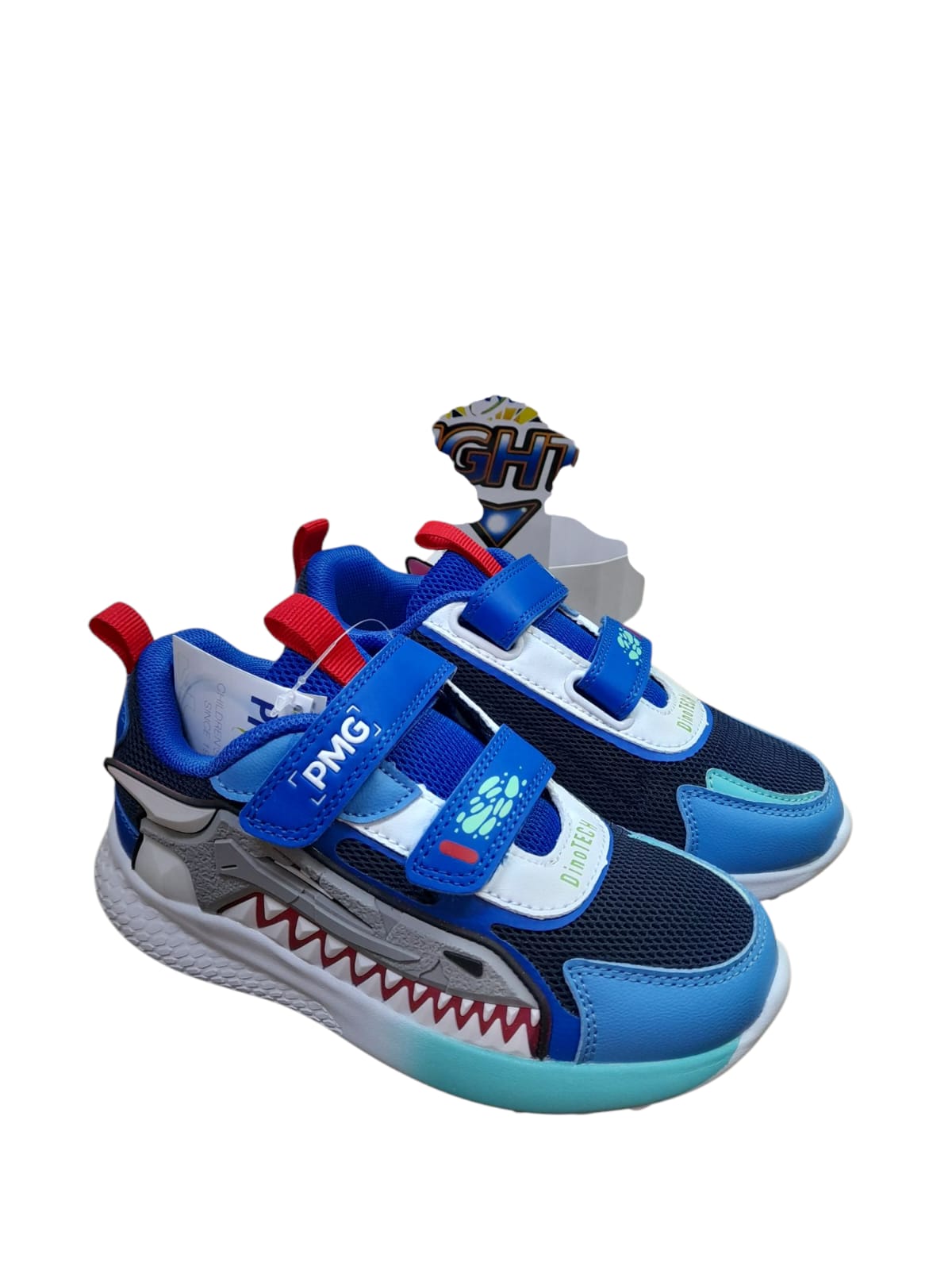 Sneakers PRIMIGI SPORT LIGHTS scarpa ginnastica da bambino in tessuto blu e azzurro