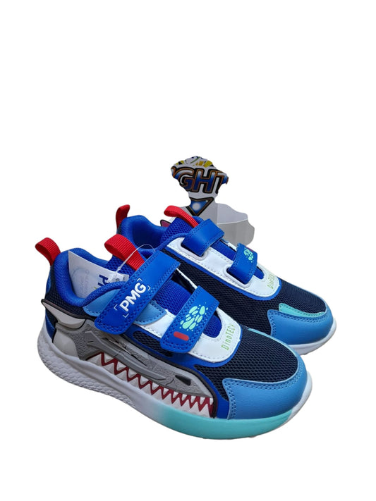 Sneakers PRIMIGI SPORT LIGHTS scarpa ginnastica da bambino in tessuto blu e azzurro