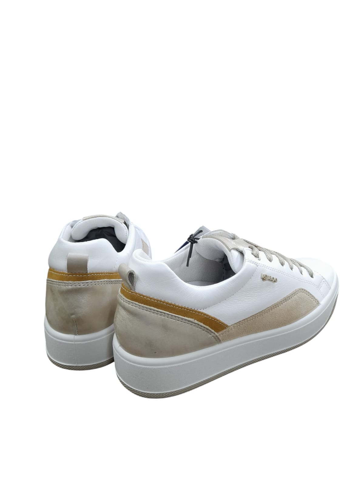 Sneakers IGI&CO scarpa sportiva donna MADE IN ITALY in pelle/nappa soft bianco