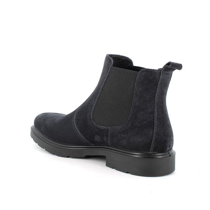 Stivaletto IGI&CO scarpa uomo Beatles MADE IN ITALY camoscio trend blu notte Slip-on