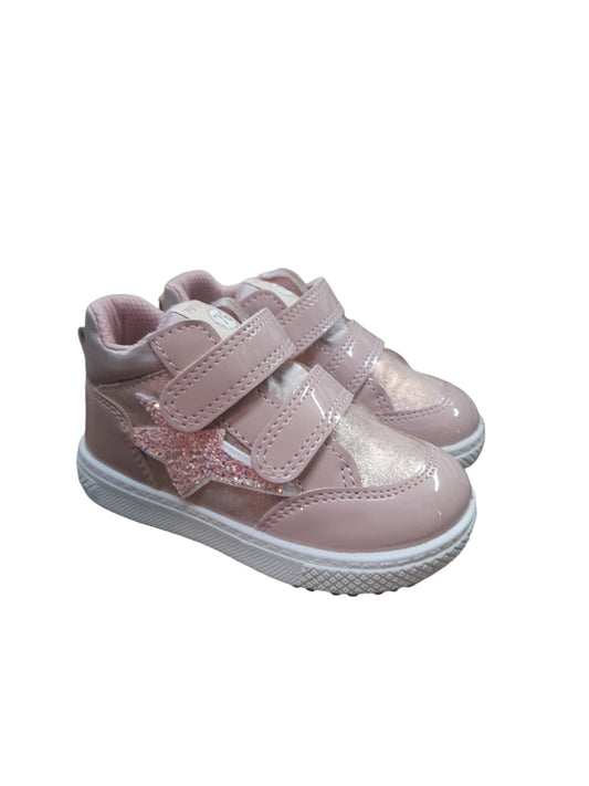 Sneakers PRIMIGI scarpa da bambina Primi Passsi in vernice e laminato nude