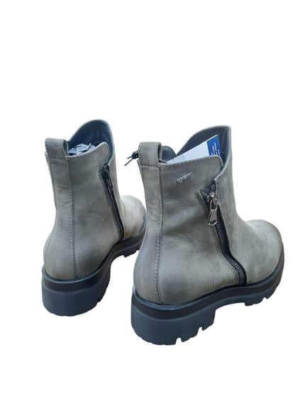 Tronchetto IGI&CO stivale donna MADE IN ITALY in nabuk soft verde militare