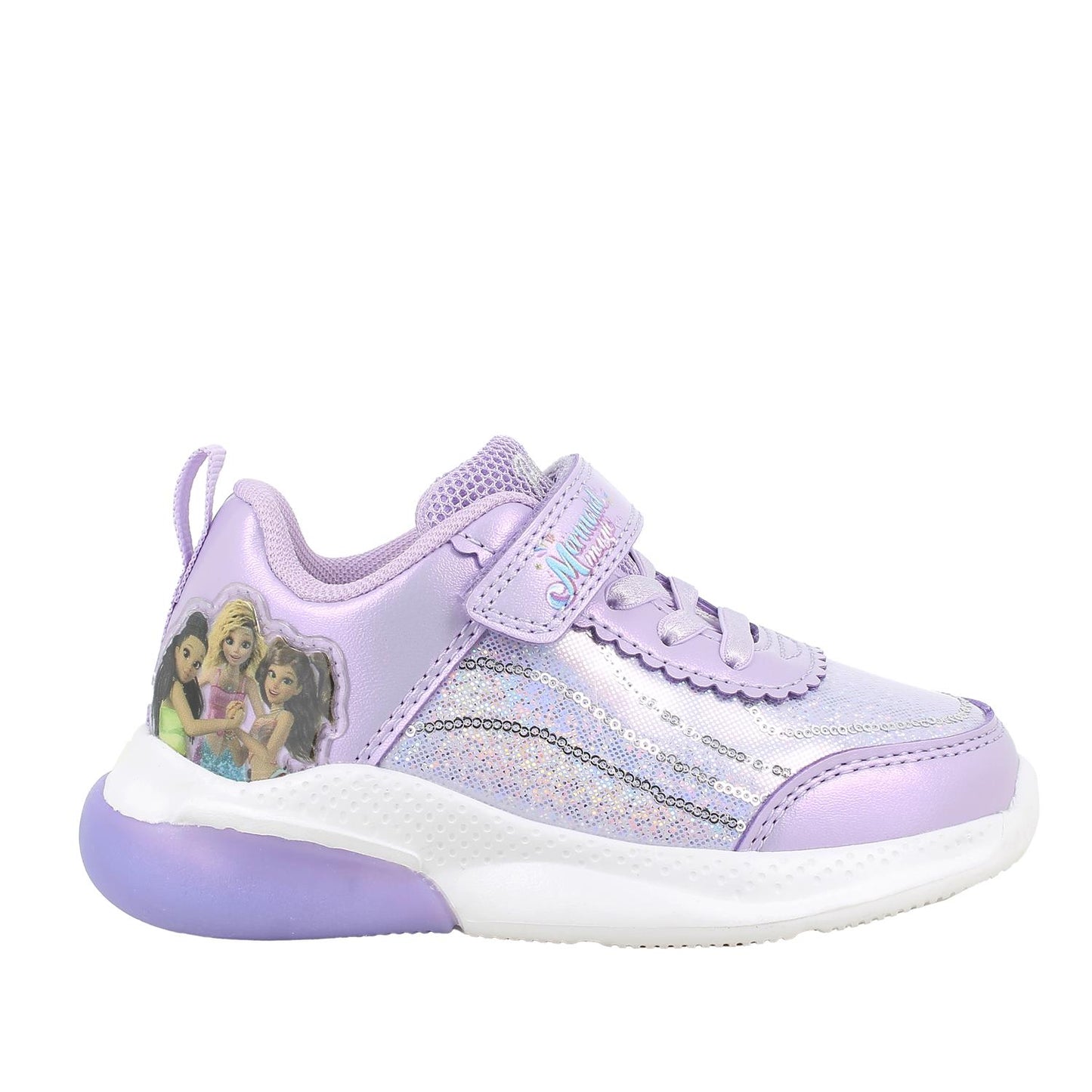 Sneakers PRIMIGI MERMAID MAGIC scarpa ginnastica bambina in pelle glicine con luci
