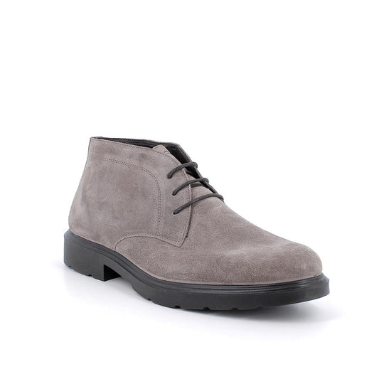 Polacchine IGI&CO scarpa da uomo casual MADE IN ITALY in camoscio special fango