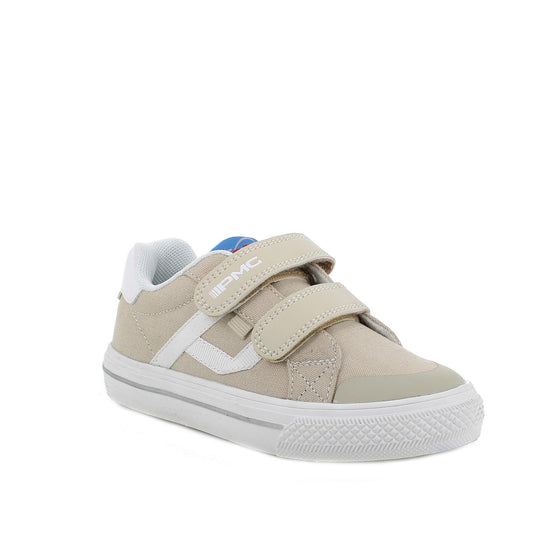 Sneaker PRIMIGI SPORT AVANT scarpa ginnastica da bambino tessuto canvas beige