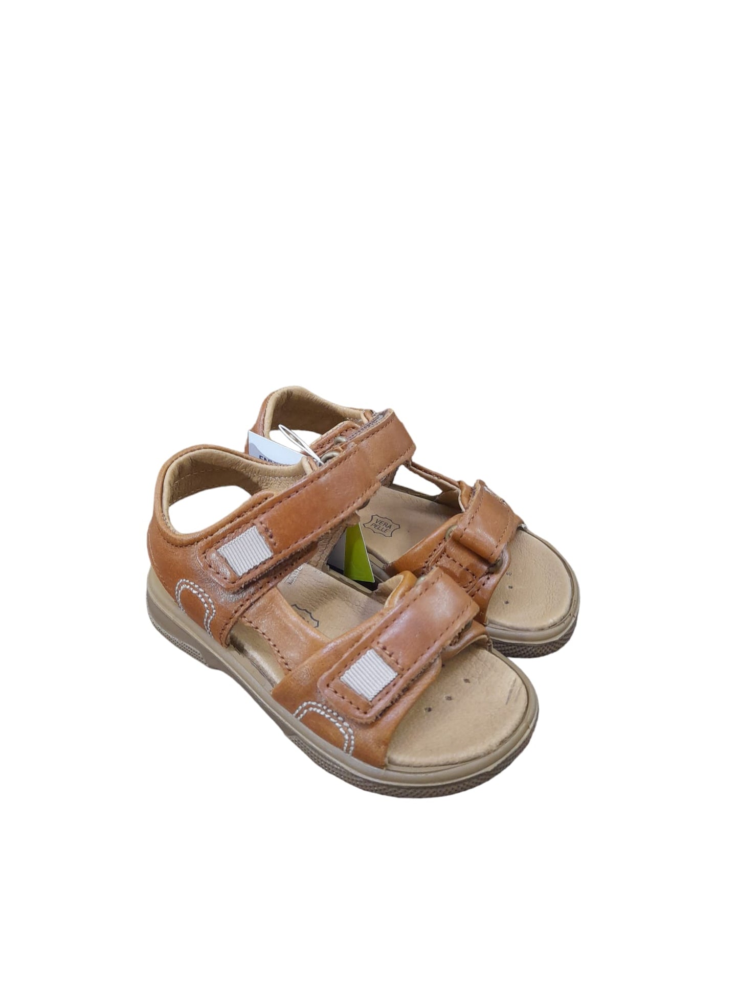 Sandalo PRIMIGI scarpa da bambino PRIMI PASSI in Pelle/vitello anticato cognac