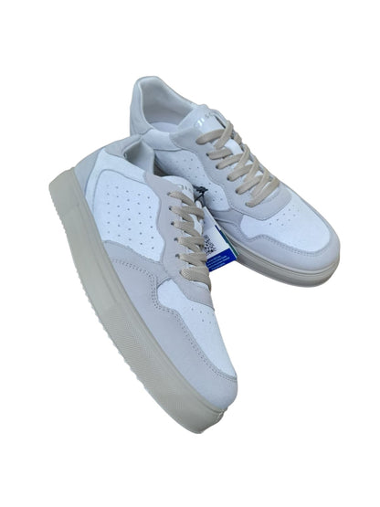 Sneakers IGI&CO scarpa sportiva MADE IN ITALY da uomo camoscio bianco e  nabuk grigio
