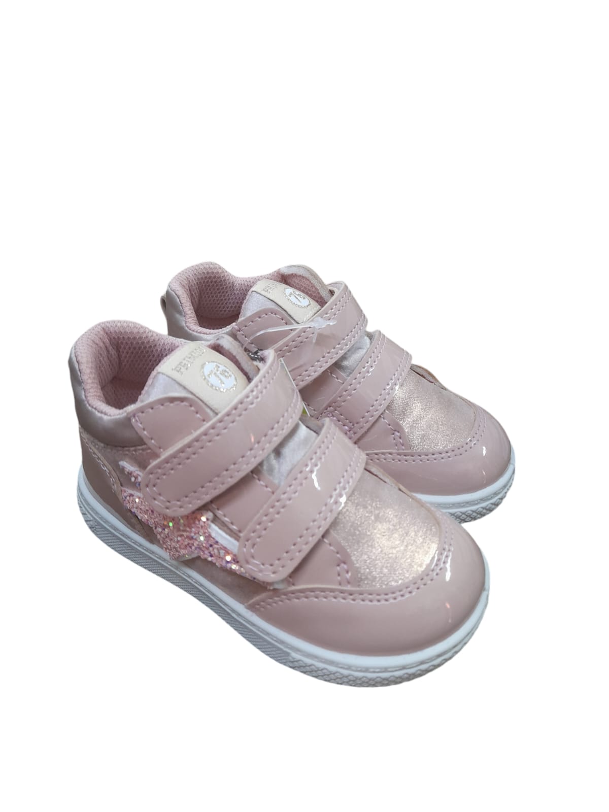 Sneakers PRIMIGI scarpa da bambina Primi Passsi in vernice e laminato nude